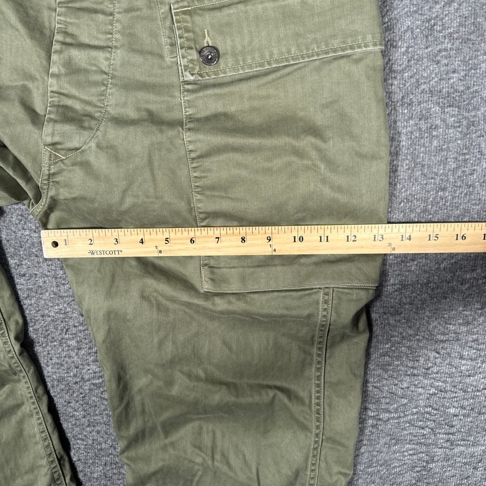 RRL Ralph Lauren Pants Men 33x32 Green Military Paratroop Field Cargo P44 Monkey - Picture 6 of 13